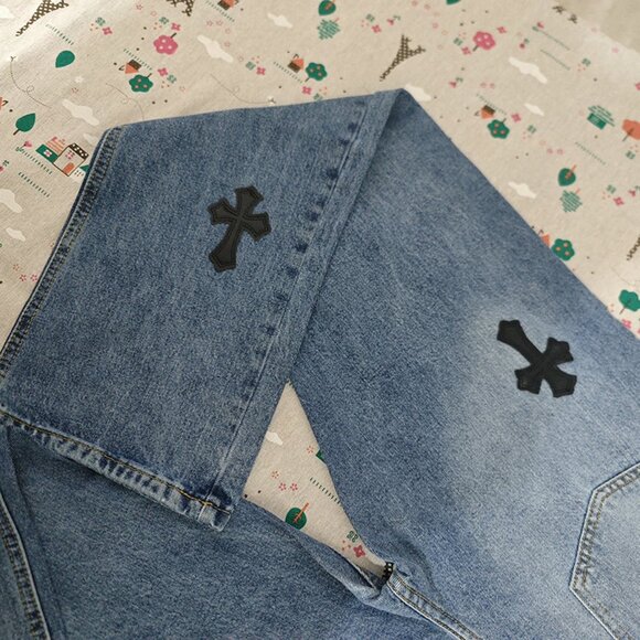 Chrome Hearts Logo Cross Jeans - Picture 7 of 7